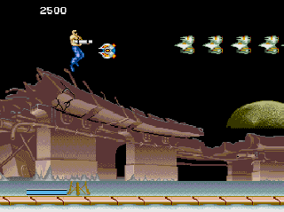 Screenshot Thumbnail / Media File 1 for Forgotten Worlds [U][SCD][TGXCD1030][Capcom][1992][PCE][aguichor]